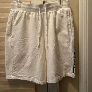Puma White Athletic Shorts
